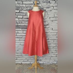 Raoul A-Line Coral Silk Dress